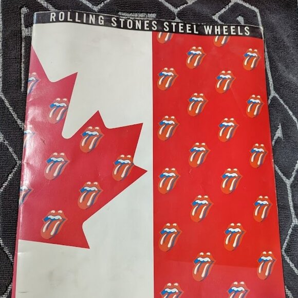 Vintage ROLLING STONES STEEL WHEELS- The Canadian Tour 1989 Concert Tour Program - Picture 1 of 12